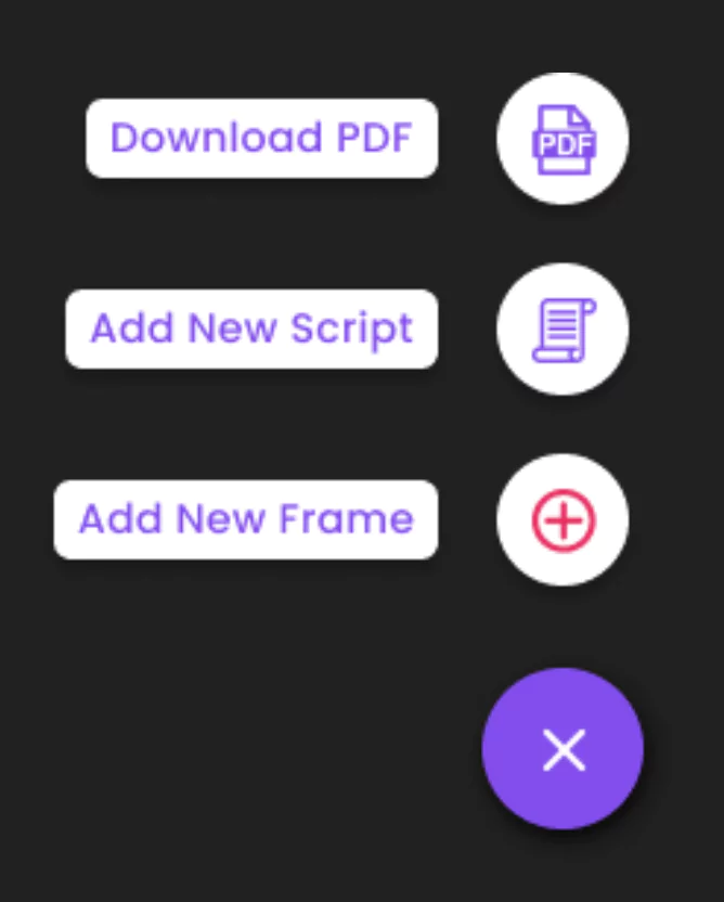 export setting of ai storyboard generator